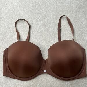 Calvin Klein: Strapless Brown Bra